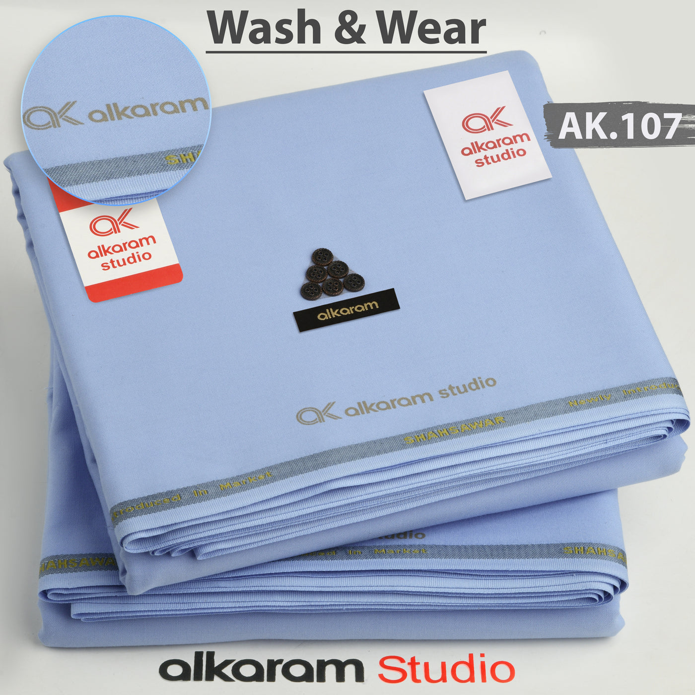 Alkaram Wash N Wear AK-107