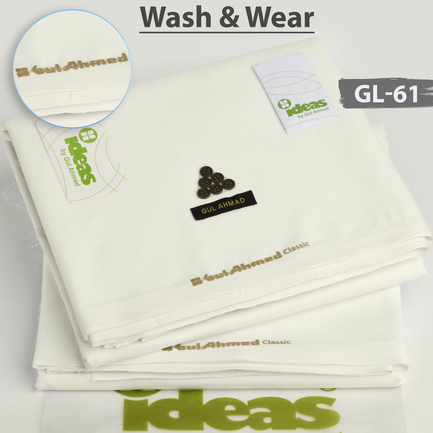 Gul Ahmed Wash&Wear GL-61
